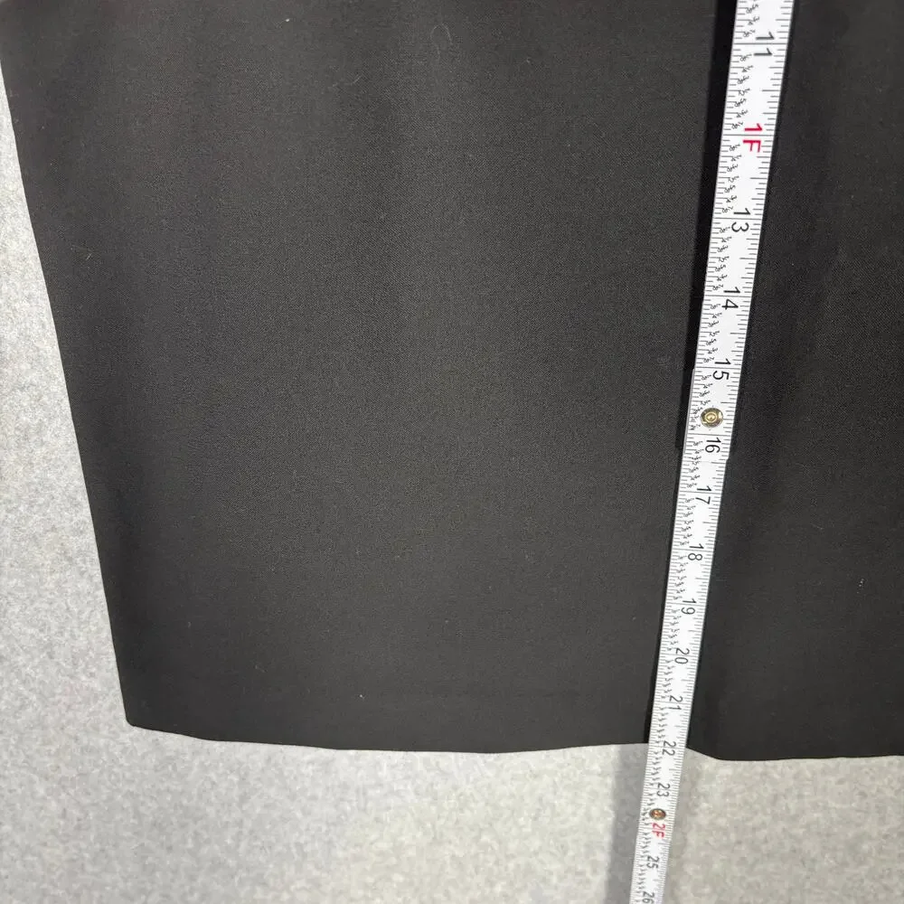 Karen Kane Skirt 12 Black‎ Mini Pencil Career Office Capsule Lace Trim Classic